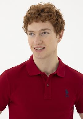 Erkek Bordo Basic Tişört - 50263238094