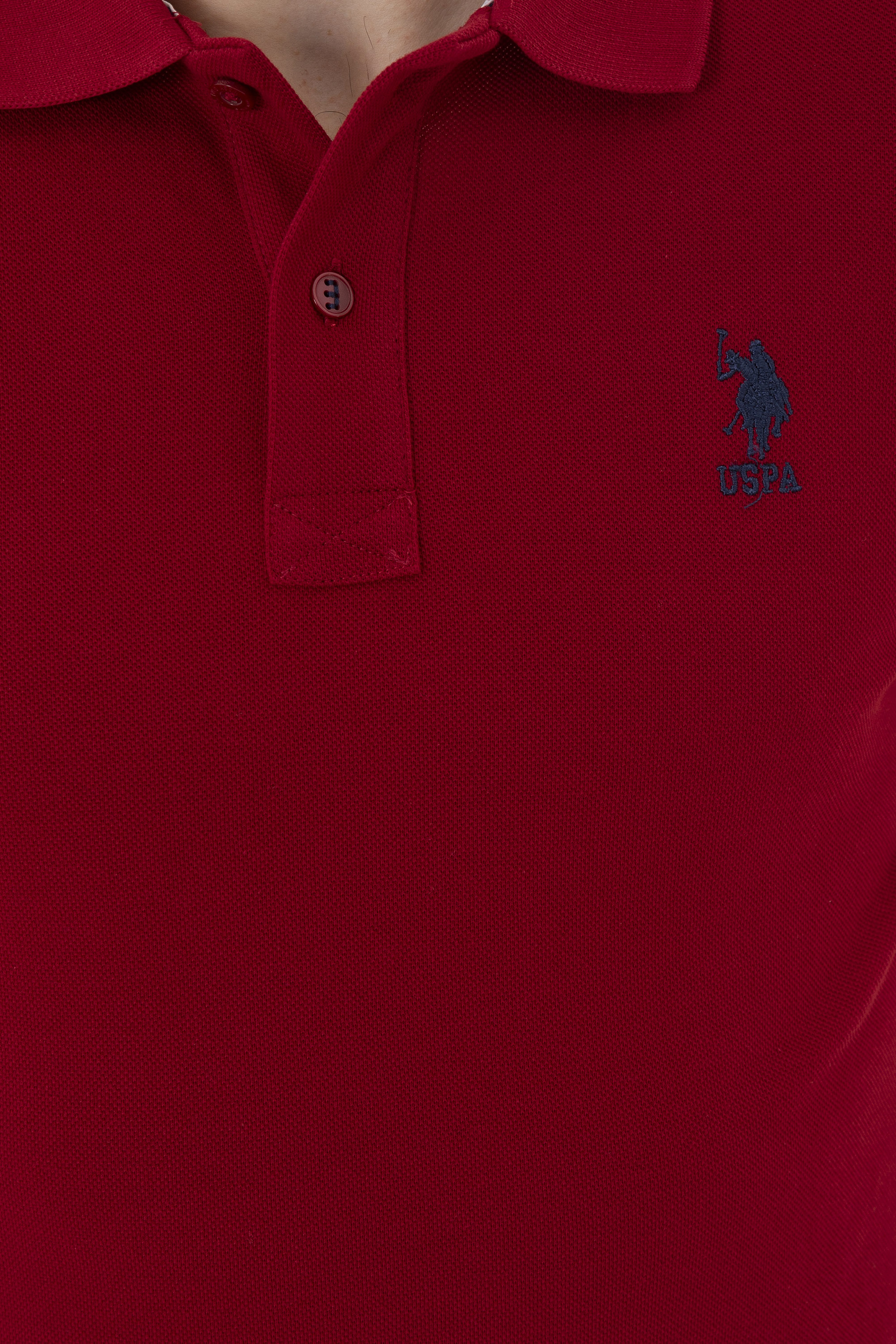 Erkek Bordo Basic Tişört - Image 7
