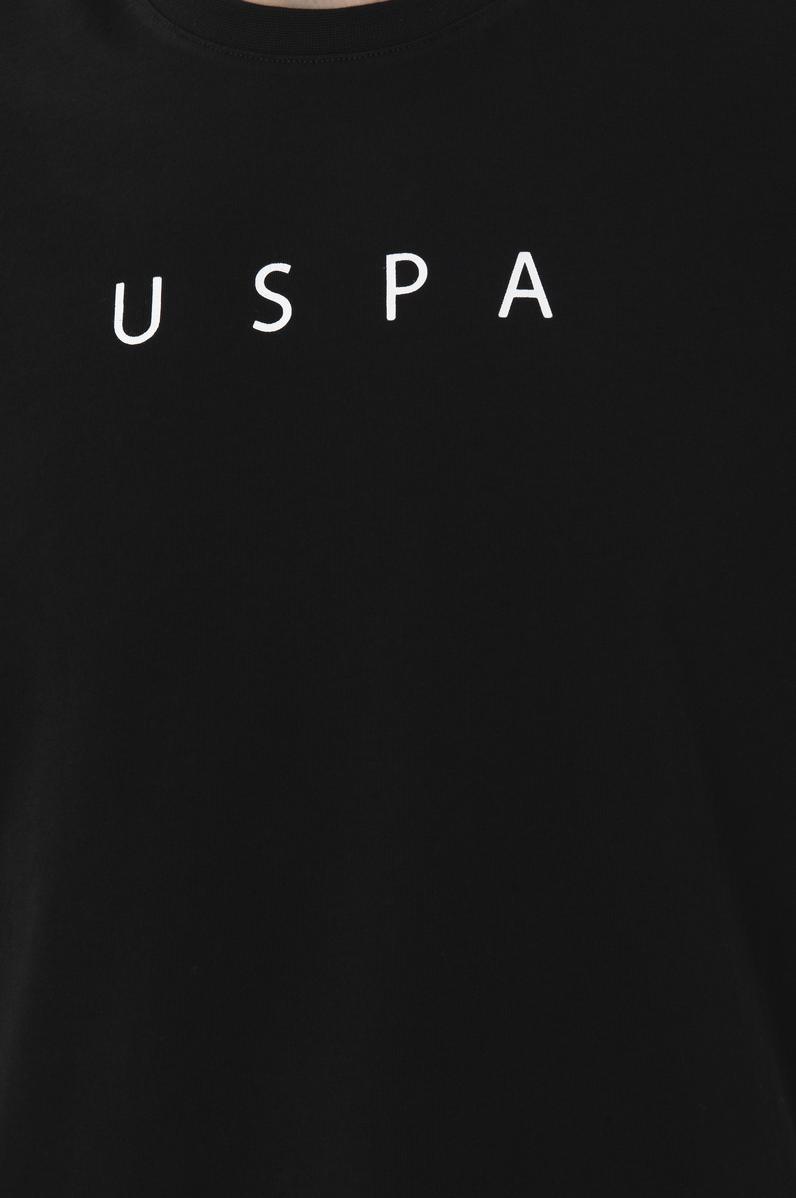 Erkek Comfort Fit Bisiklet Yaka Siyah Tişört