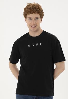 Erkek Comfort Fit Bisiklet Yaka Siyah Tişört - 50282029047