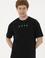 Erkek Comfort Fit Bisiklet Yaka Siyah Tişört