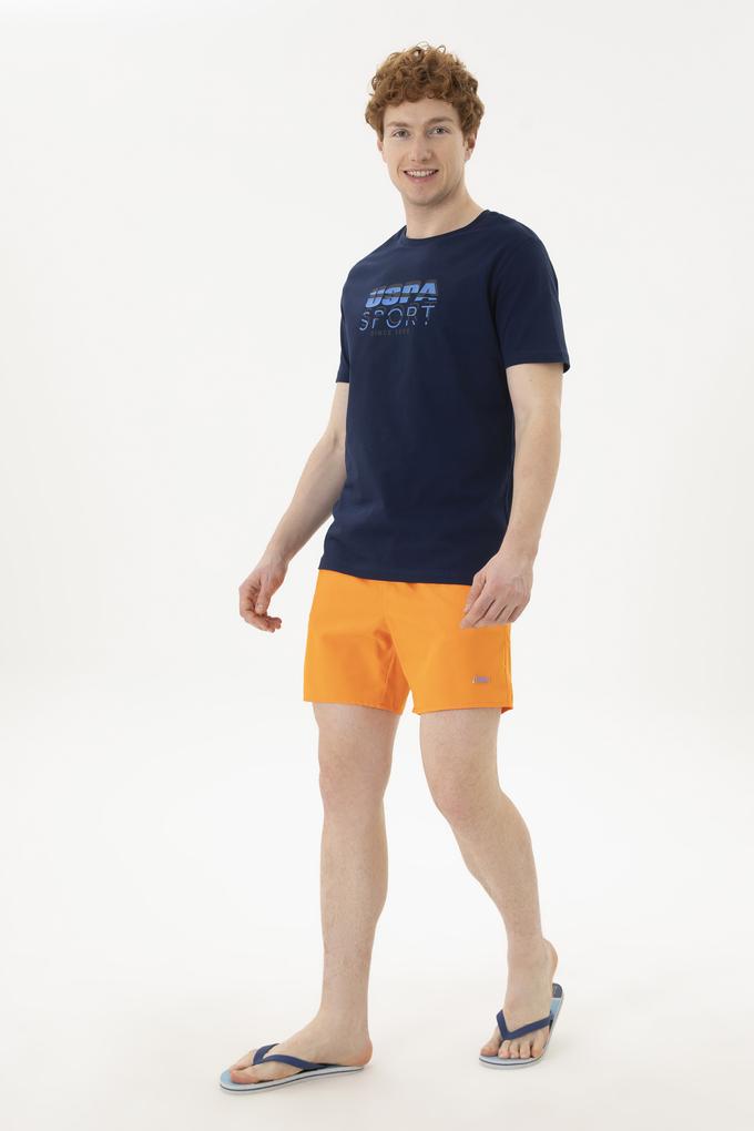 Erkek Turuncu Deniz Şortu