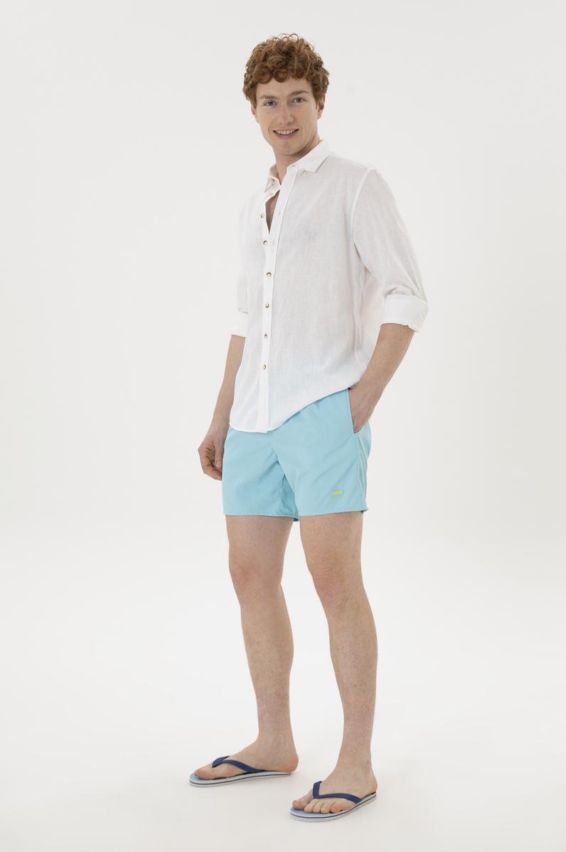 Erkek Mint Deniz Şortu