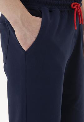 Erkek Lacivert Örme Şort - 50279619019