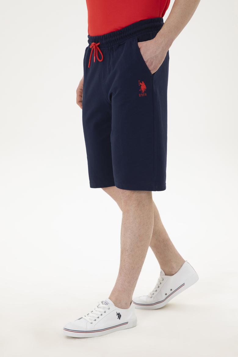 Erkek Lacivert Örme Şort - 50279619019