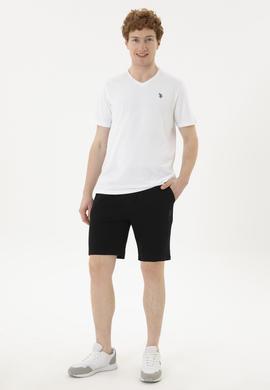 Erkek Siyah Örme Şort - 50279636008