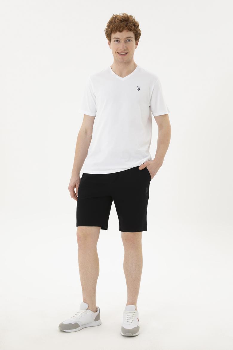 Erkek Siyah Örme Şort - 50279636008