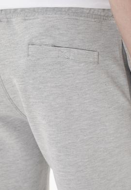 Erkek Gri Melanj Örme Şort - 50282240038