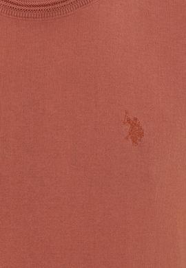 Erkek Slim Fit Bisiklet Yaka Pudra Kazak - 50280428044