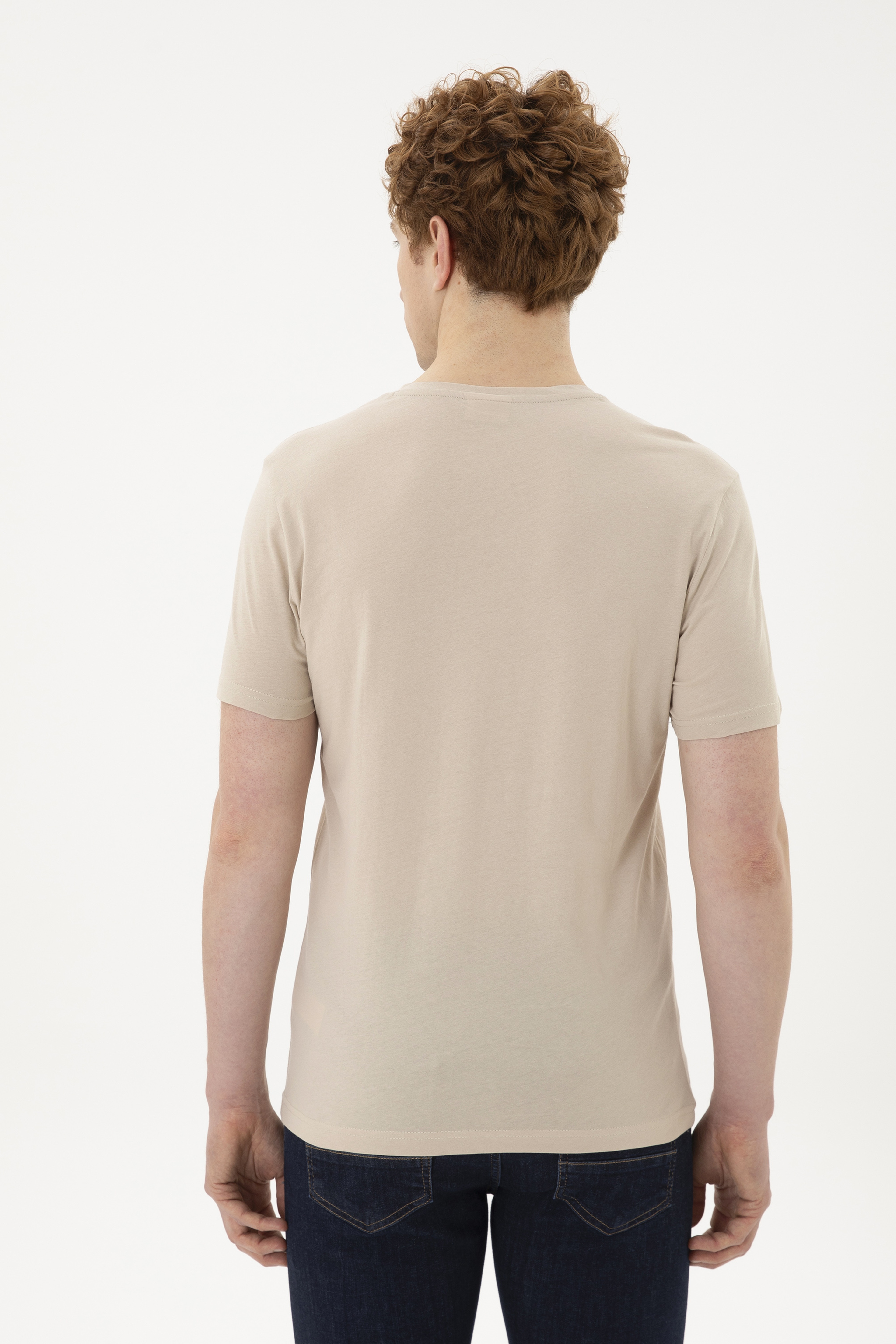 Erkek Taş Basic Tişört