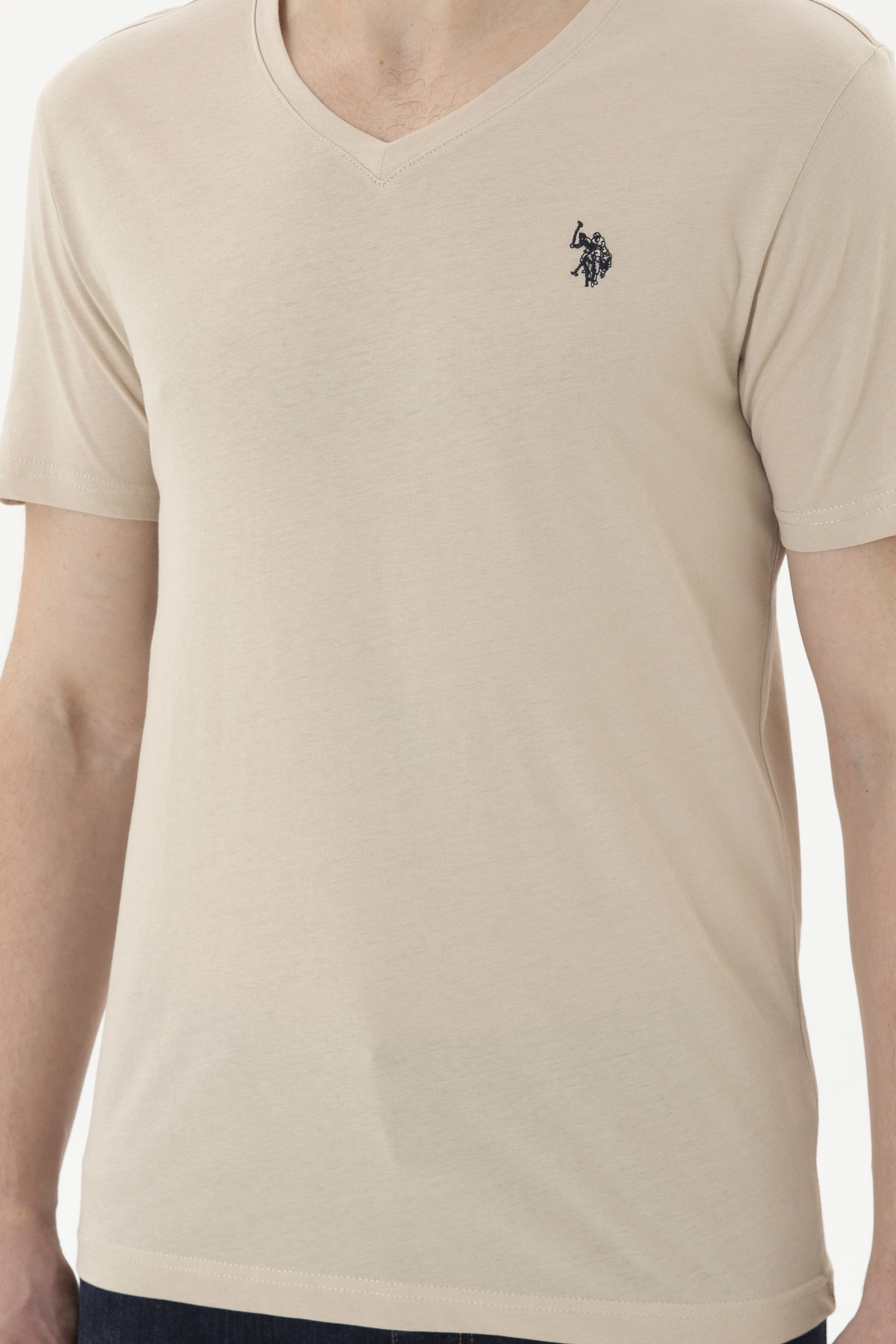 Erkek Taş Basic Tişört - Image 6