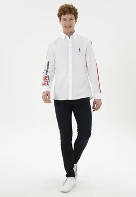 Erkek Beyaz Uzun Kollu Gömlek - 50264309014