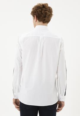 Erkek Beyaz Uzun Kollu Gömlek - 50264309014