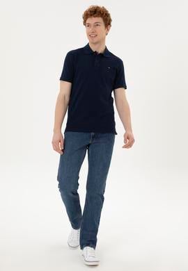 Erkek Lacivert Basic Tişört - 50286724018