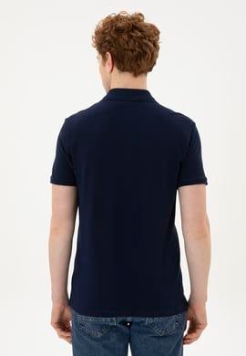 Erkek Lacivert Basic Tişört - 50286724018