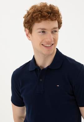 Erkek Lacivert Basic Tişört - 50286724018