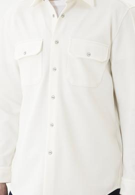 Erkek Ekru Uzun Kollu Gömlek - 50283794003