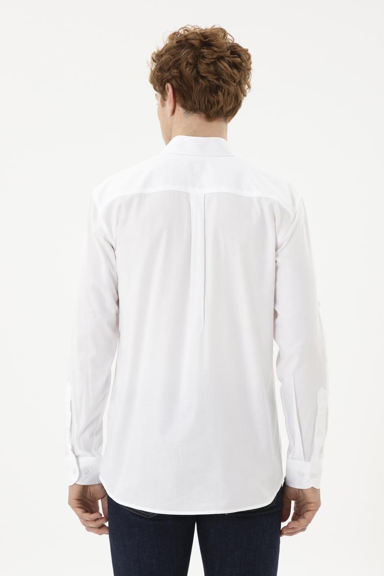 Erkek Beyaz Uzun Kollu Gömlek - 50288312007