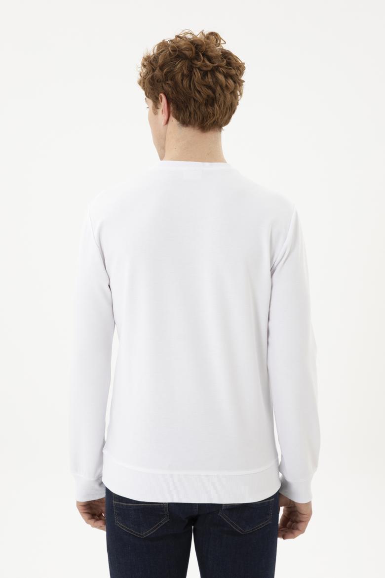 Erkek Beyaz Sweatshirt - 50281048001