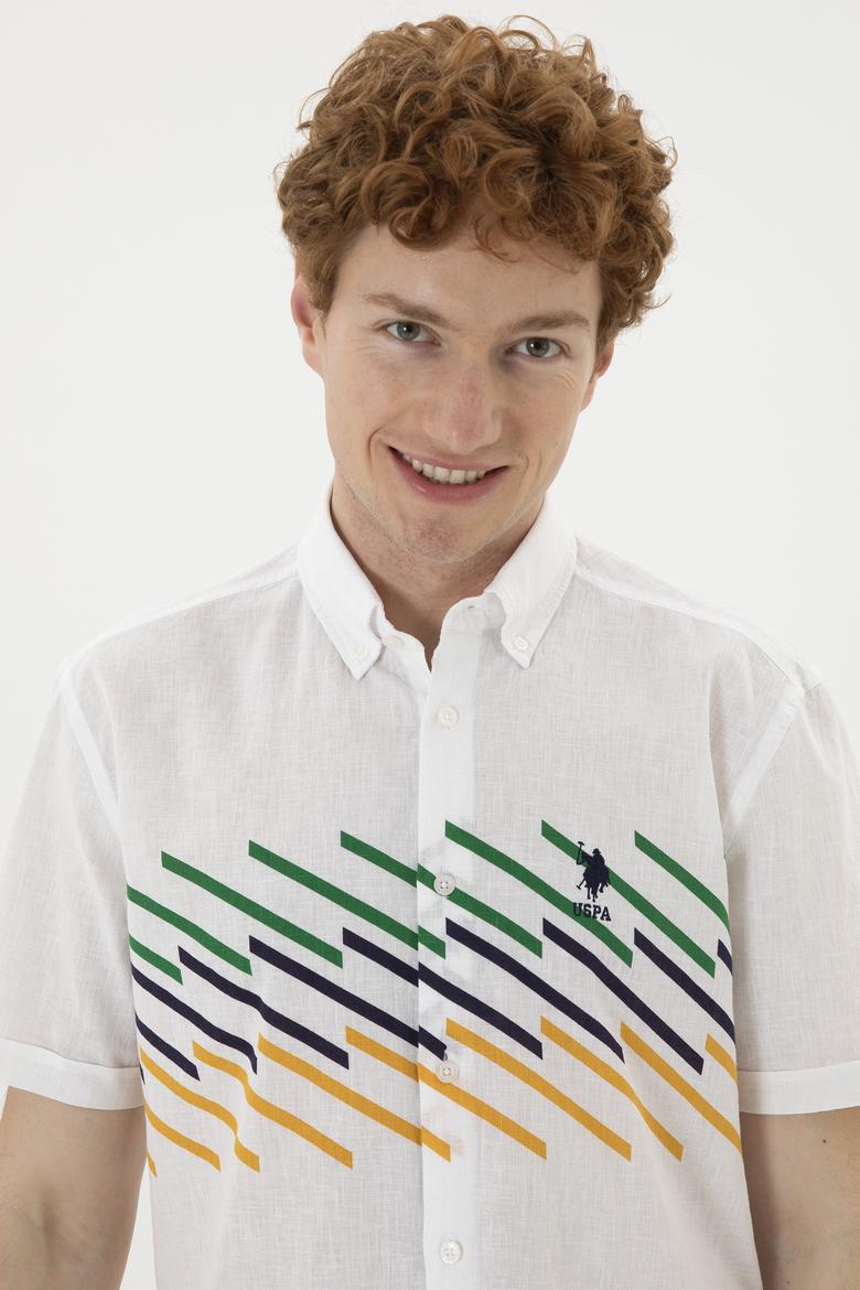 Erkek Lacivert Kısa Kollu Gömlek - 50283812024