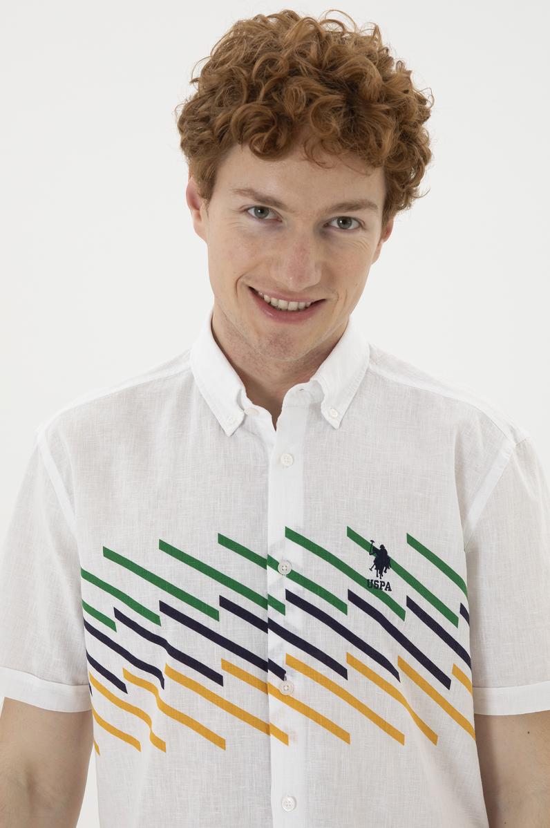 Erkek Lacivert Kısa Kollu Gömlek