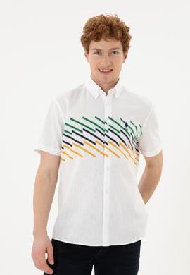 Erkek Lacivert Kısa Kollu Gömlek - 50283812024