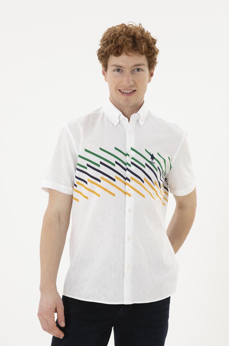 Erkek Lacivert Kısa Kollu Gömlek