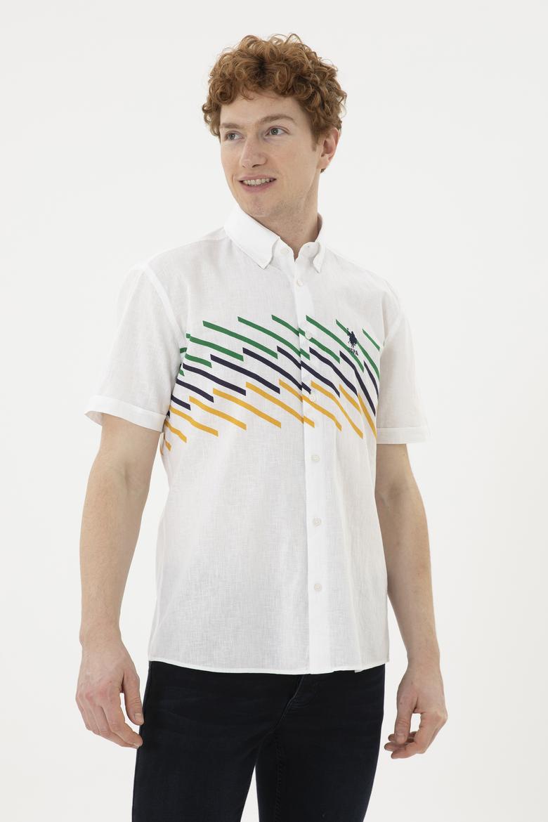 Erkek Lacivert Kısa Kollu Gömlek - 50283812024