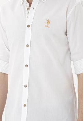 Erkek Beyaz Uzun Kollu Gömlek - 50288299004