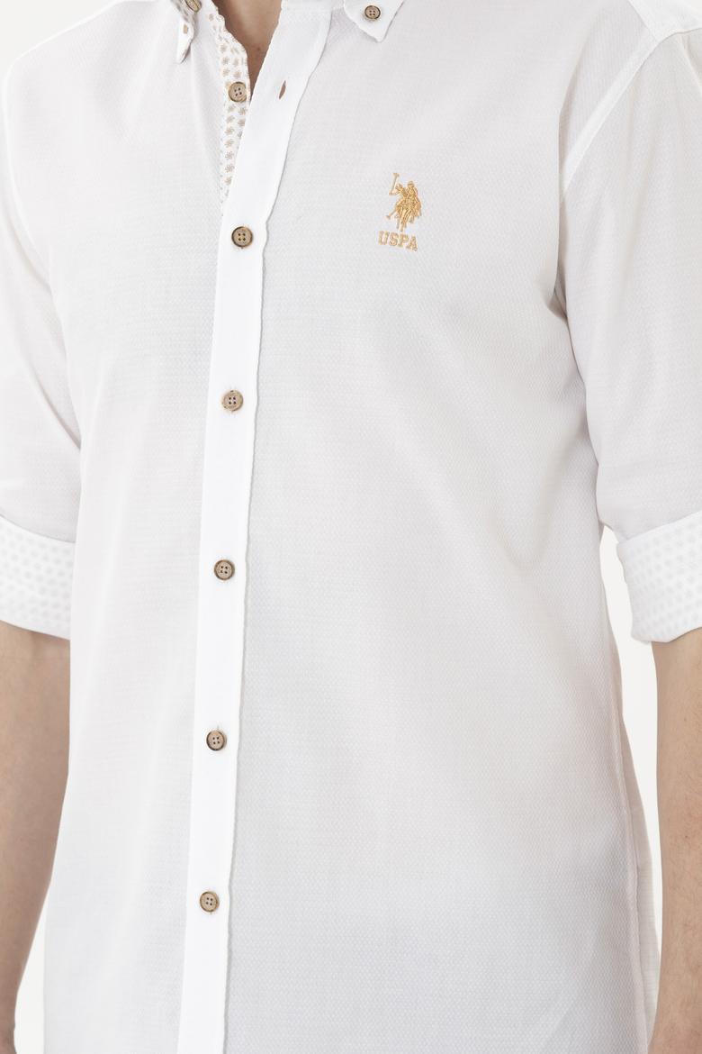 Erkek Beyaz Uzun Kollu Gömlek - 50288299004