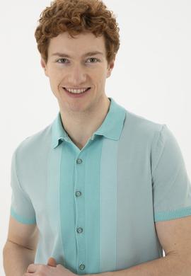 Erkek Su Yeşili Kazak - 50280456033