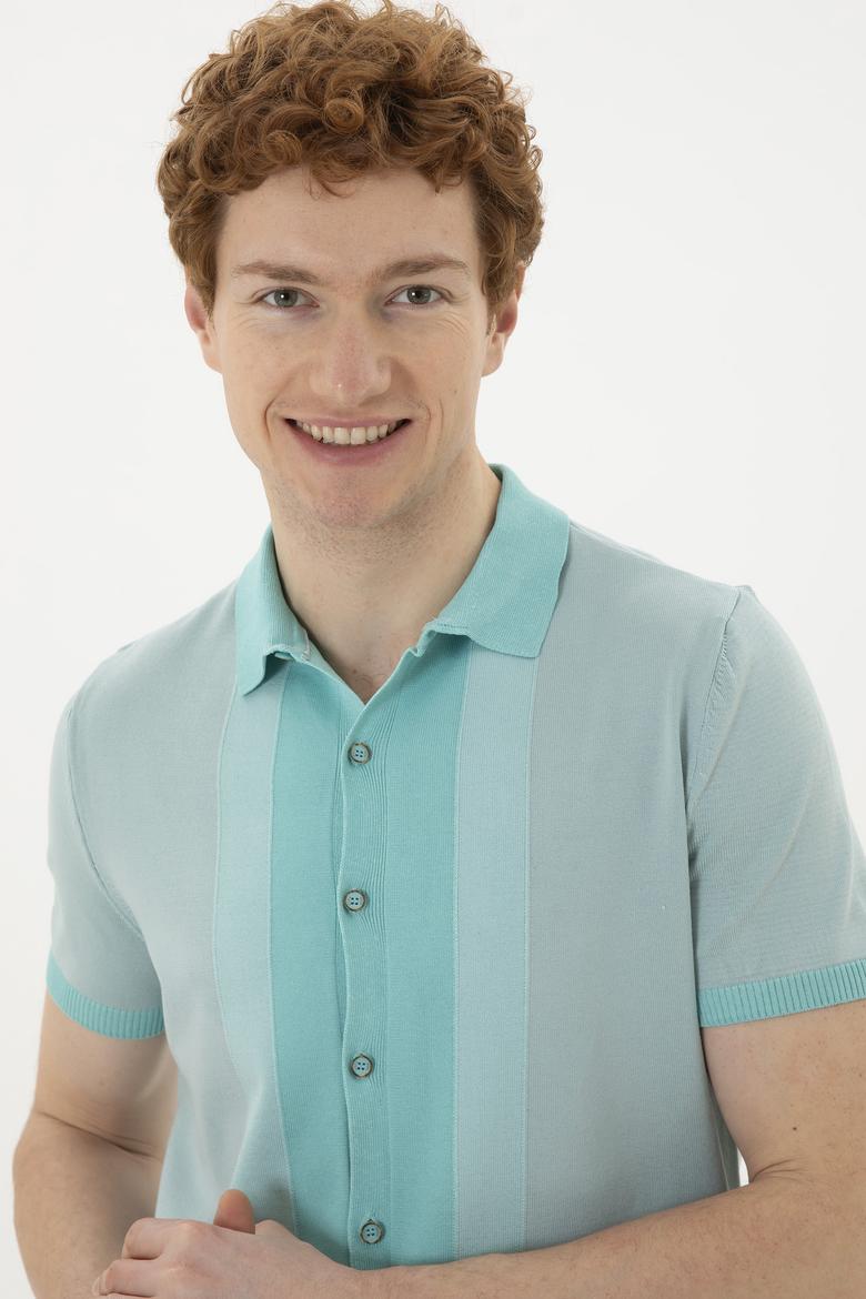 Erkek Su Yeşili Kazak - 50280456033