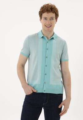 Erkek Su Yeşili Kazak - 50280456033