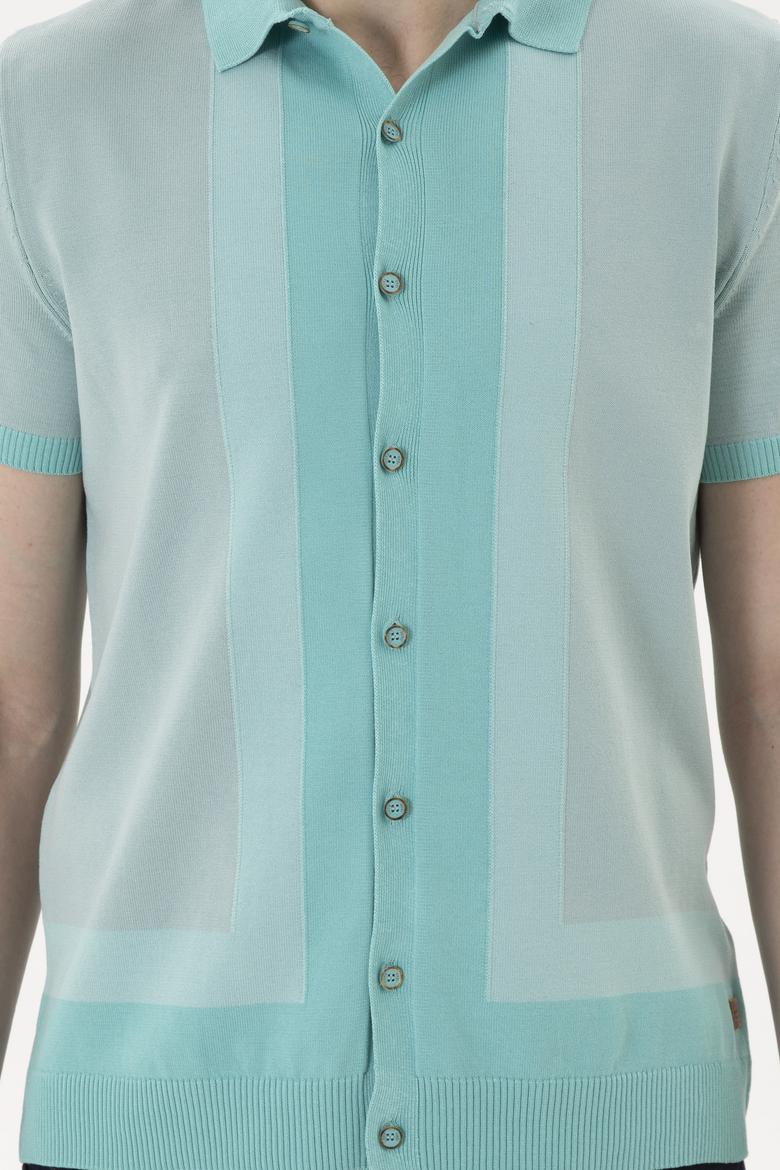 Erkek Su Yeşili Kazak - 50280456033