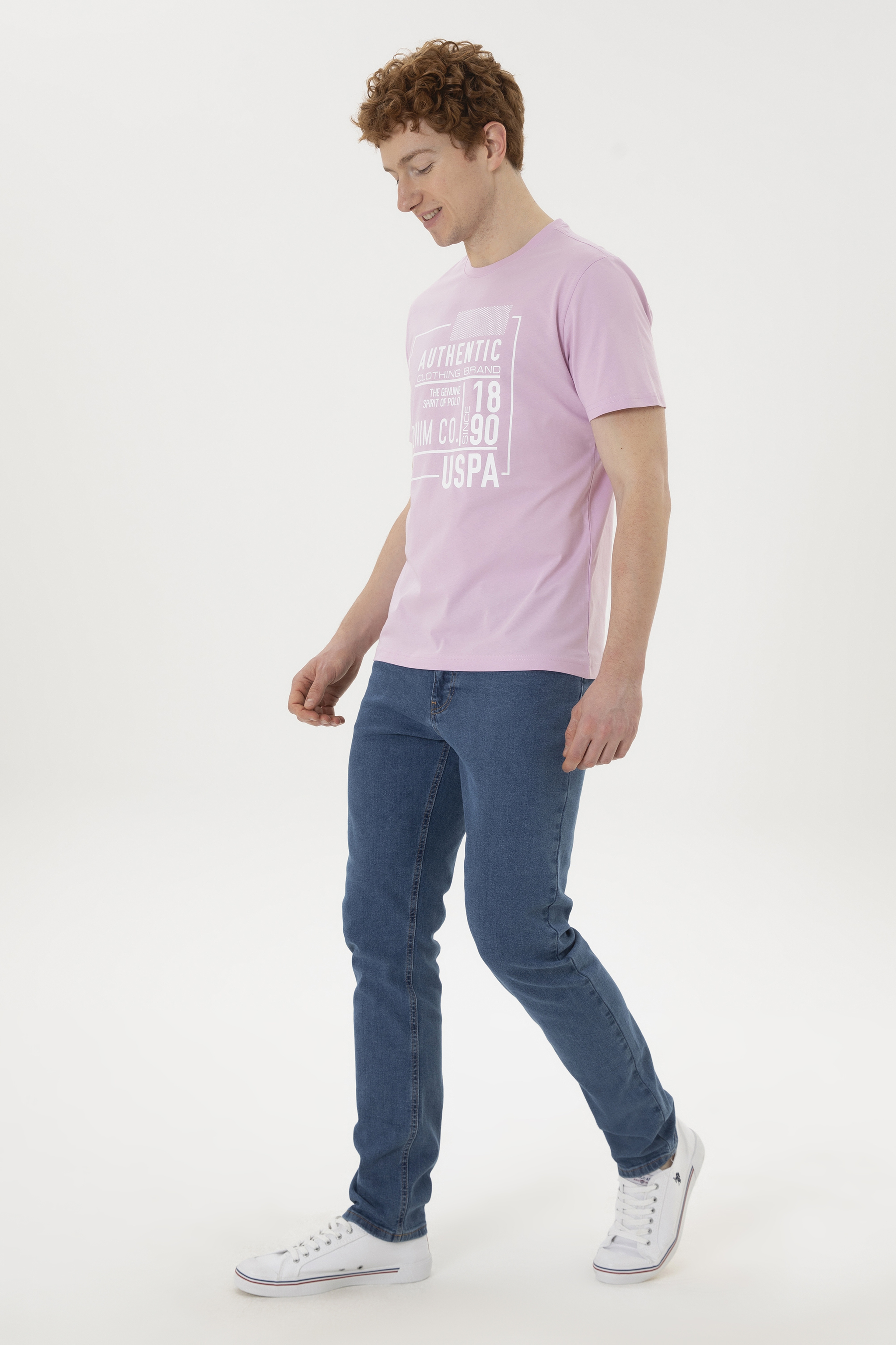 Erkek Pembe Tişört - Image 4