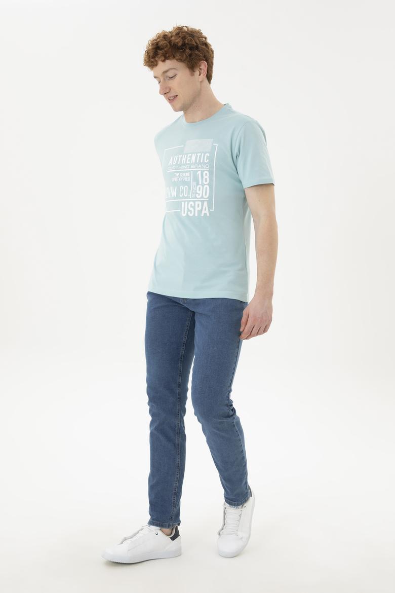 Erkek Su Yeşili Tişört - 50282006058