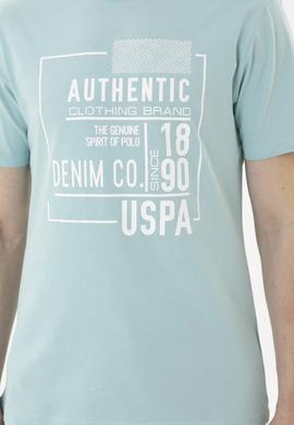 Erkek Su Yeşili Tişört - 50282006058