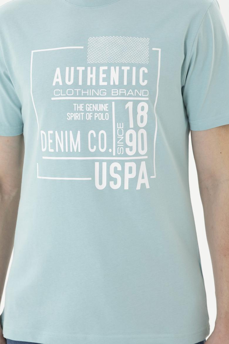 Erkek Su Yeşili Tişört - 50282006058