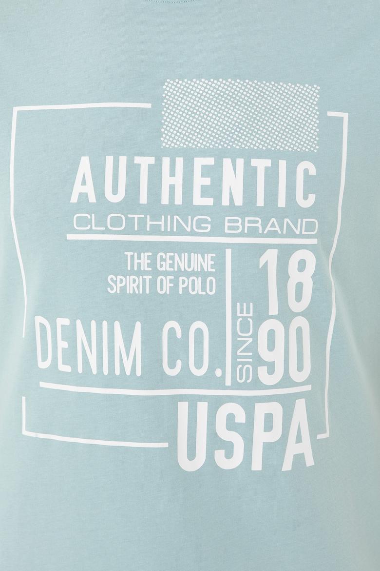 Erkek Su Yeşili Tişört - 50282006058