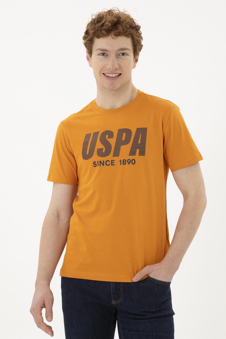 Erkek Regular Fit Bisiklet Yaka Kiremit Tişört - 50282027029