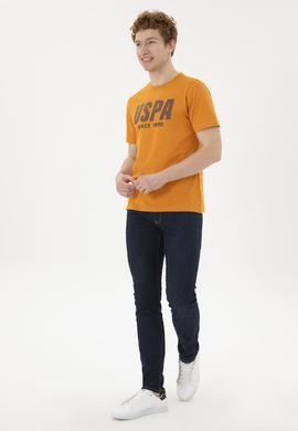 Erkek Regular Fit Bisiklet Yaka Kiremit Tişört - 50282027029