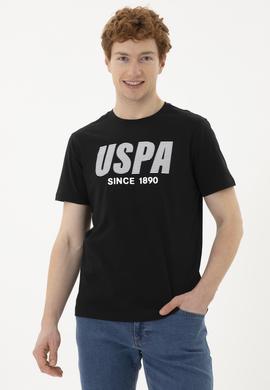 Erkek Regular Fit Bisiklet Yaka Siyah Tişört - 50282027046