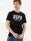 Erkek Regular Fit Bisiklet Yaka Siyah Tişört