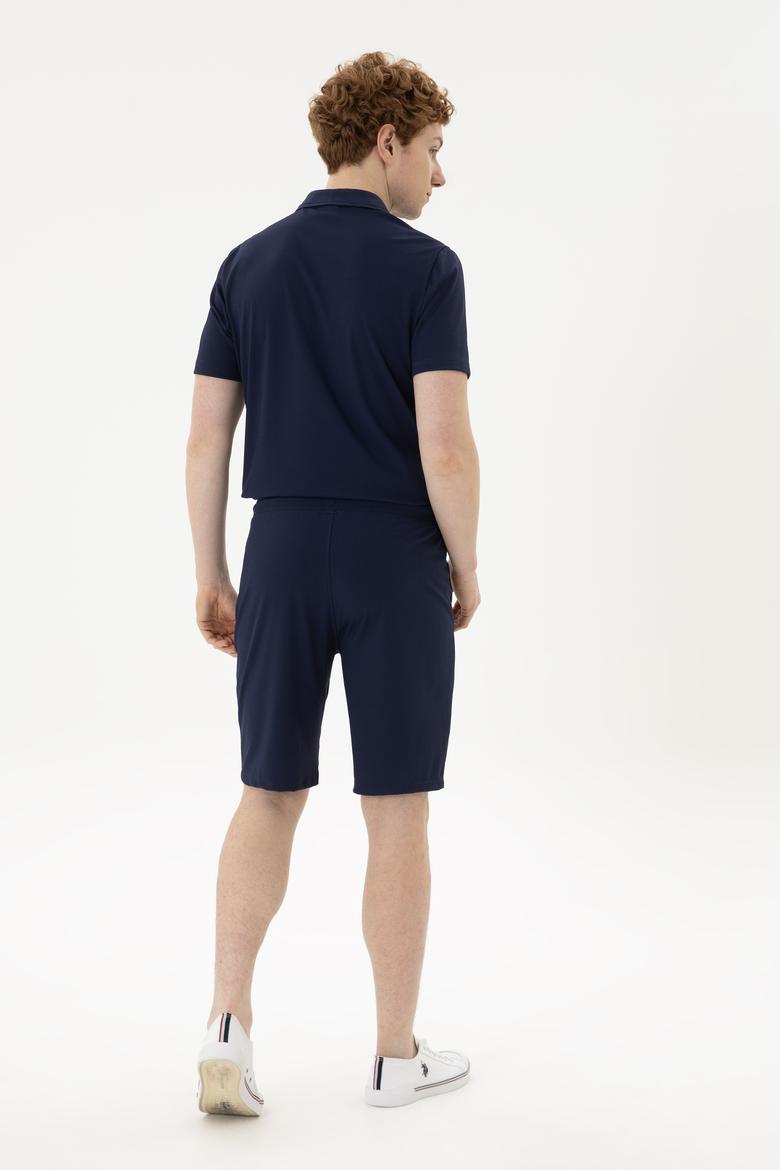 Erkek Lacivert Örme Şort - 50282244027
