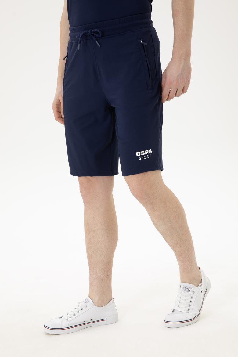 Erkek Lacivert Örme Şort - 50282244027