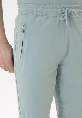 Erkek Su Yeşili Örme Şort - 50282244041