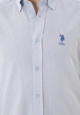 Erkek Saks Uzun Kollu Gömlek - 50282814003