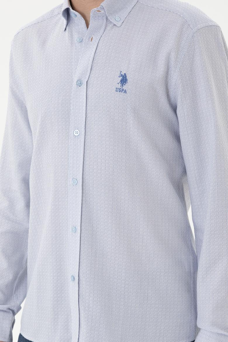 Erkek Saks Uzun Kollu Gömlek - 50282814003