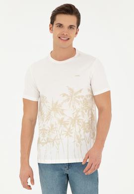 Erkek Ekru Tişört - 50287082011