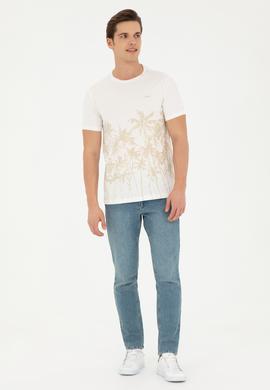 Erkek Ekru Tişört - 50287082011